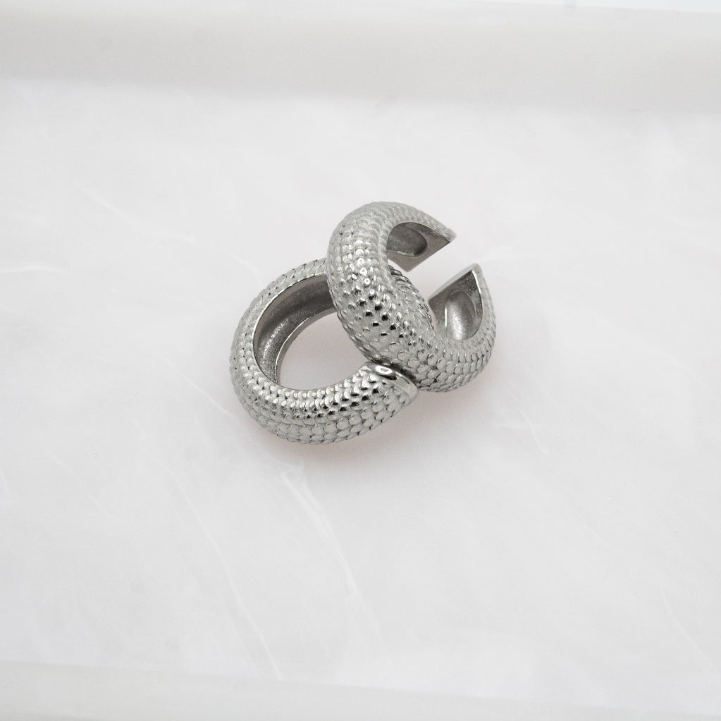 Rocks silver maxiearcuff