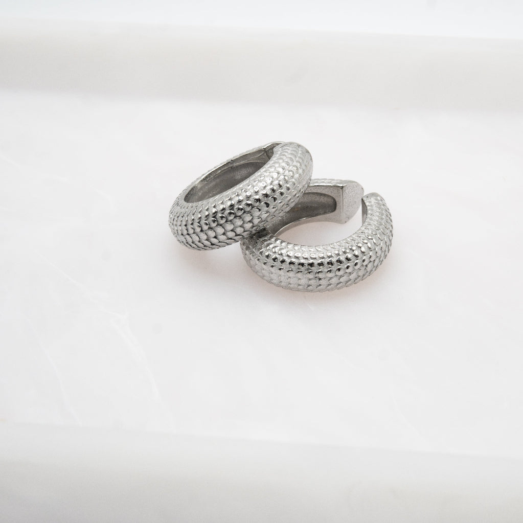 Rocks silver maxiearcuff